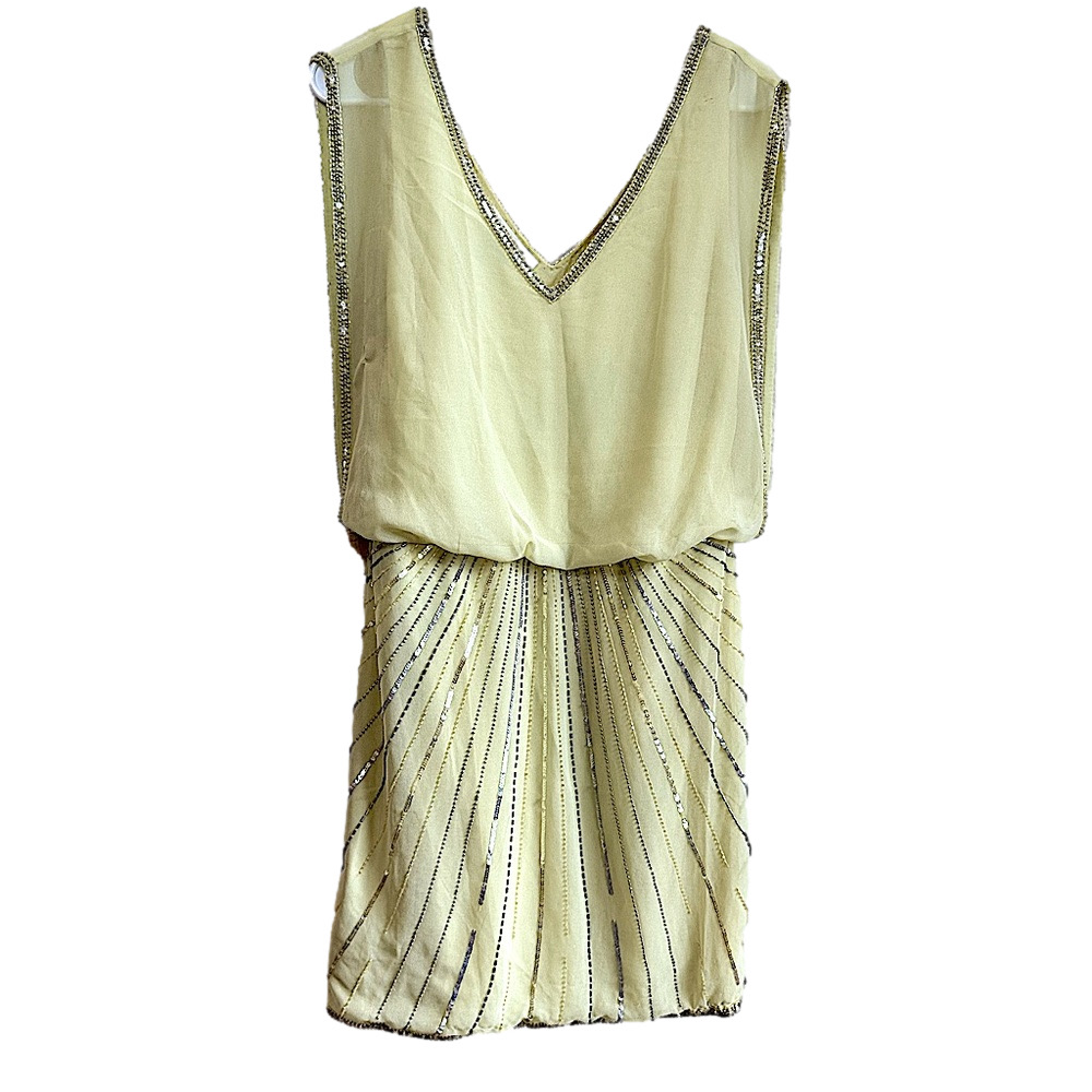 J’KARA Beaded Formal Dress